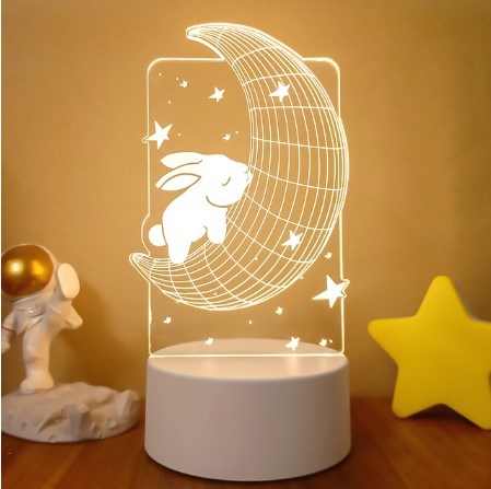3D Lights Colorful Touch Remote Control LED Visual Lights - One Red Hill