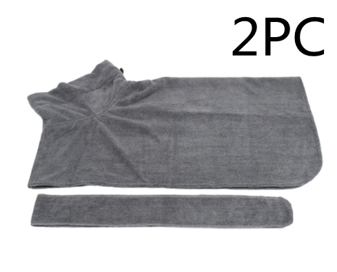 Absorbent Pet Bathrobe With Waist-wrapped Microfiber - One Red Hill
