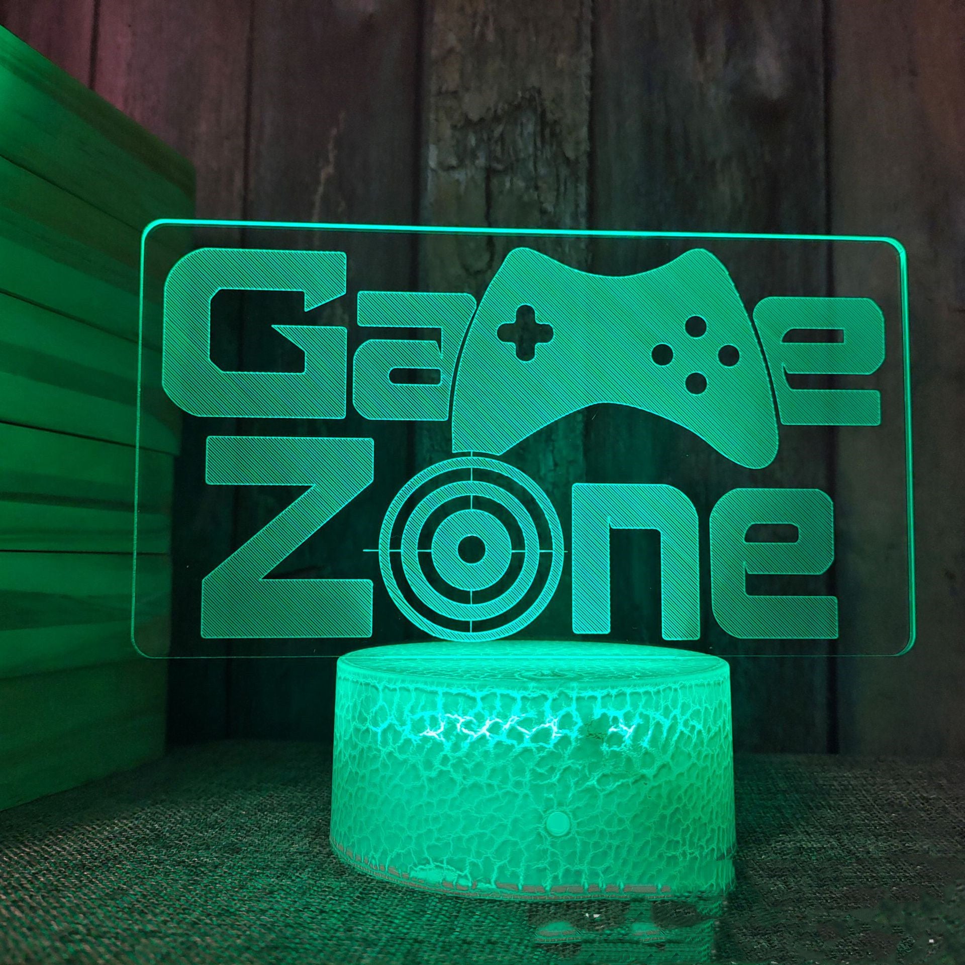 Small Night Light Touch Remote Control Cracked LED - One Red Hill