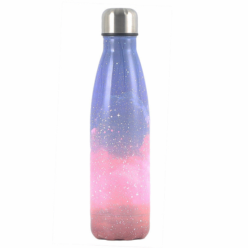 New Starry Sky Galaxy Coke Bottle Stainless Steel Vacuum Flask
