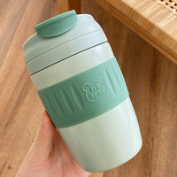 Simple And High-value Stainless Steel Vacuum Flask With Straw