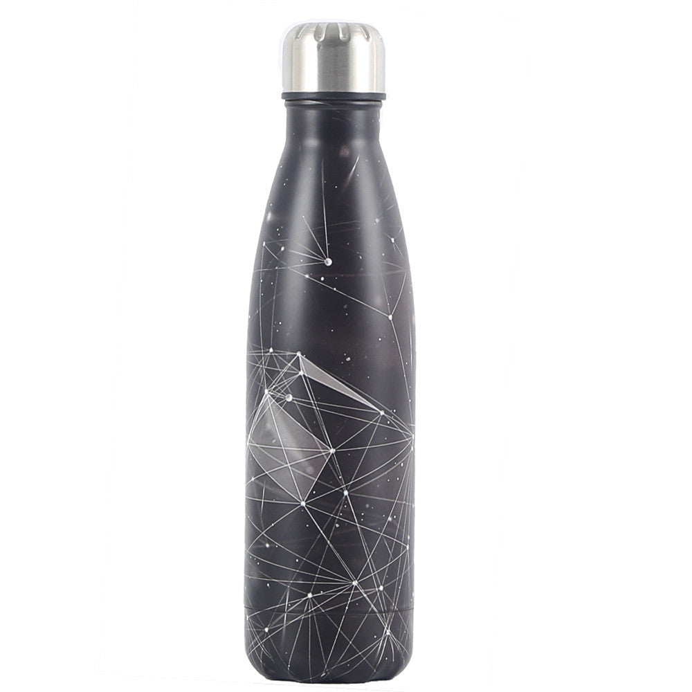 New Starry Sky Galaxy Coke Bottle Stainless Steel Vacuum Flask