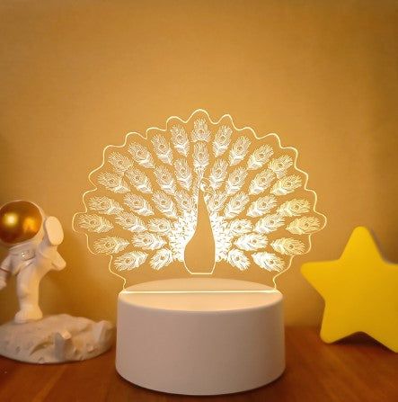 3D Lights Colorful Touch Remote Control LED Visual Lights - One Red Hill