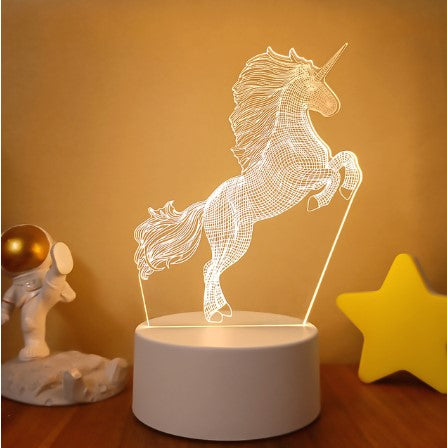 3D Lights Colorful Touch Remote Control LED Visual Lights - One Red Hill